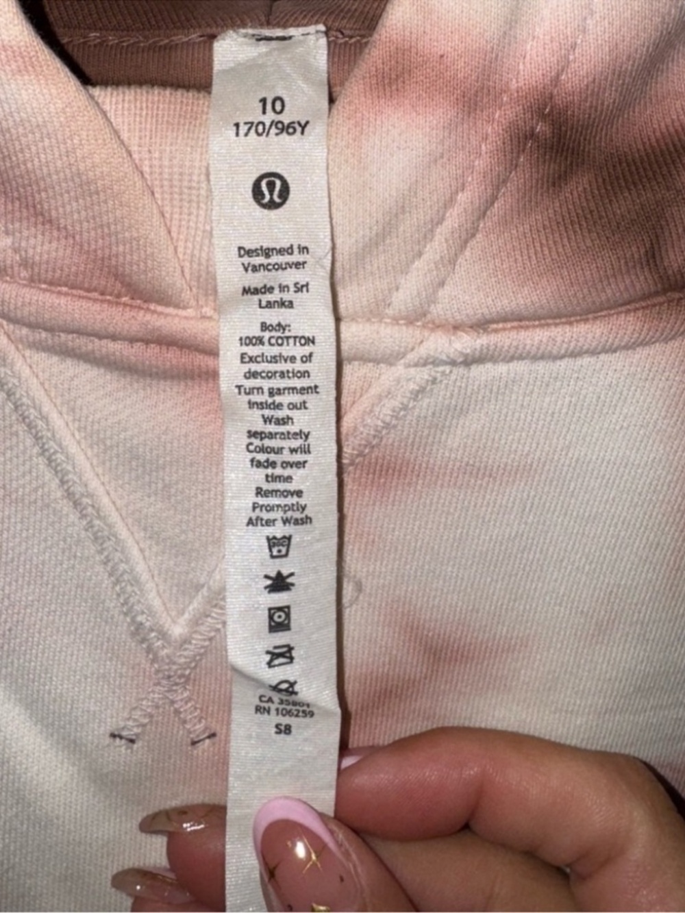 Lululemon all yours hoodie in earth clay 10 cotton terry - Picture 4 of 6